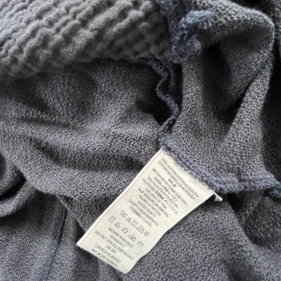 We The Free People Washed Black Button Down Shirt Top L - Picture 7 of 7